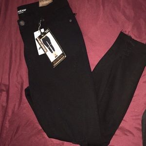 BRAND NEW High Rise/Destructed Pants